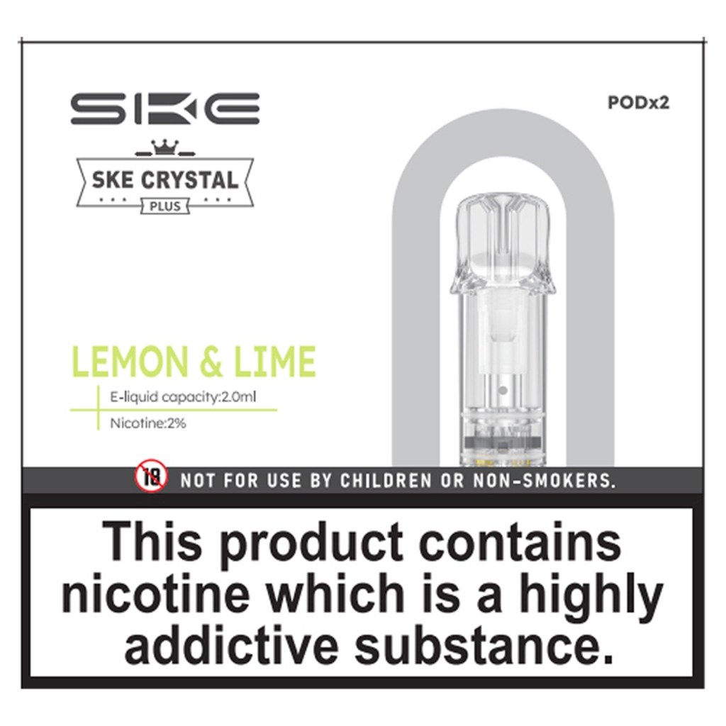  SKE Crystal Plus Lemon & Lime 2 Pod 20mg