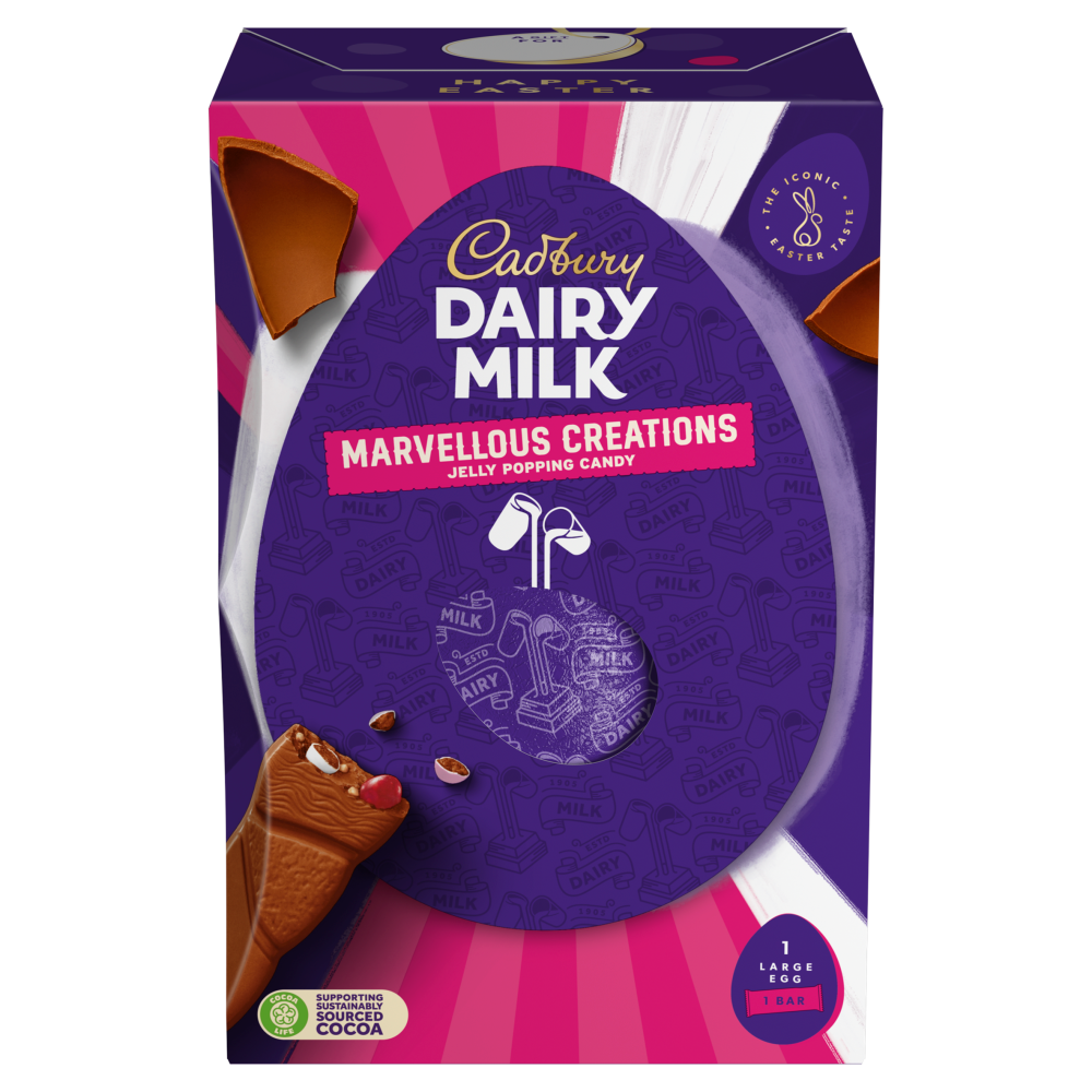 Cadbury Dairy Milk Marvellous Creations Jelly Popping Candy 202g