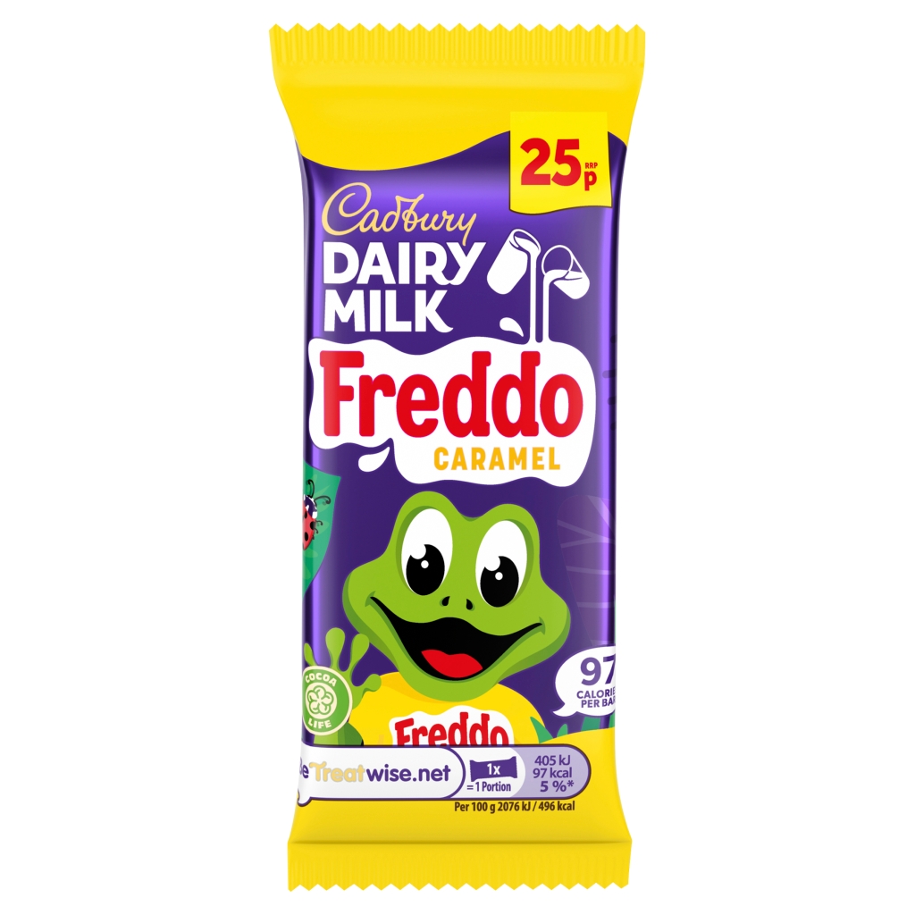 Cadbury Dairy Milk Freddo Caramel 25p Chocolate Bar 19.5g