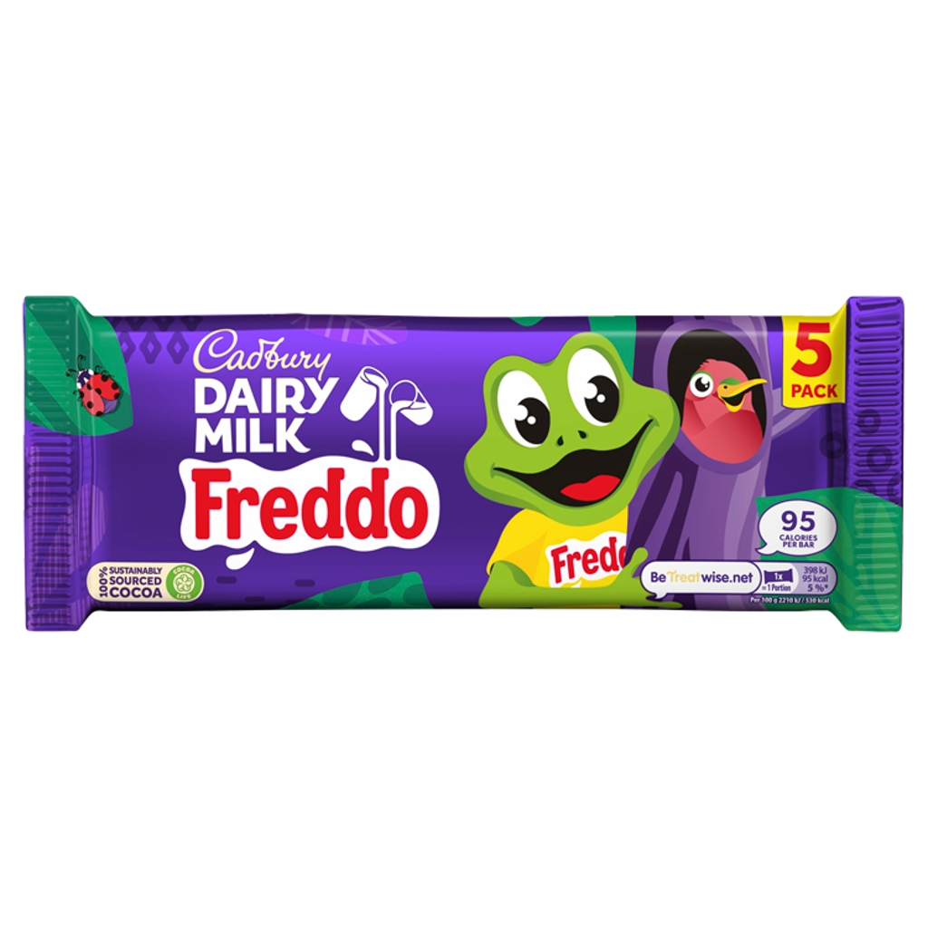 Cadbury Dairy Milk Freddo Chocolate Bar 5 Pack 90g