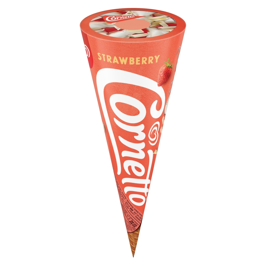 Cornetto  Ice Cream Cone Strawberry 120 ml 