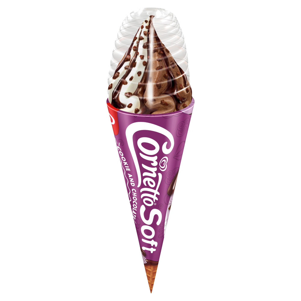 Cornetto Soft Ice Cream Cone Cookie & Chocolate 140 ml