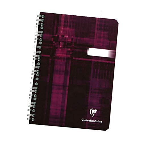Clairefontaine Wirebound Book 6X8.25 Ruled 90 Page Assorted Colours