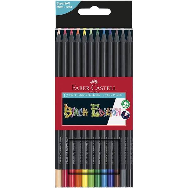 Faber Castell Black Edition Colour Pencils Set of 12