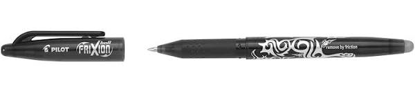 Pilot FriXion Ball - Rollerball pen - non-permanent erasable - black - gel ink - 0.7 mm - fine - with eraser