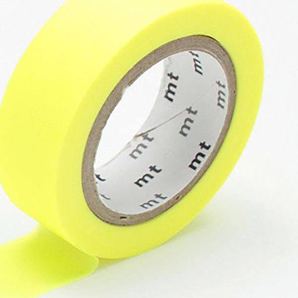 MT Washi Tape Roll - Shocking Yellow