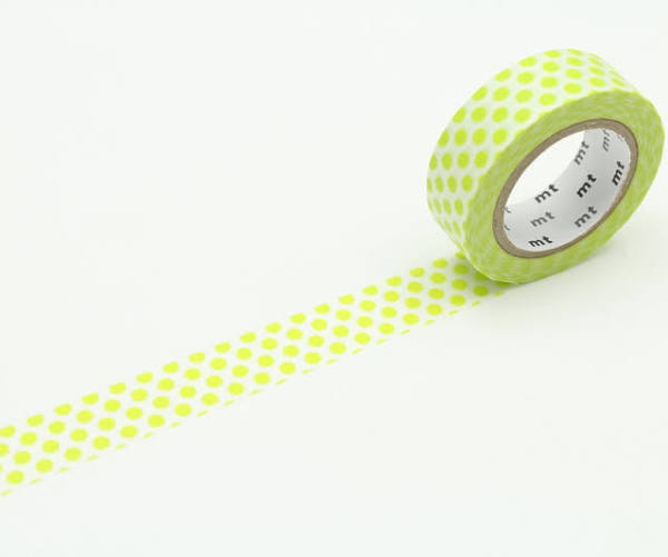 MT Tape Dot Lime