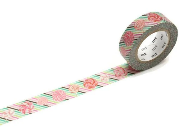 MT Washi Masking Tape 15mm x 10m Dot Soda