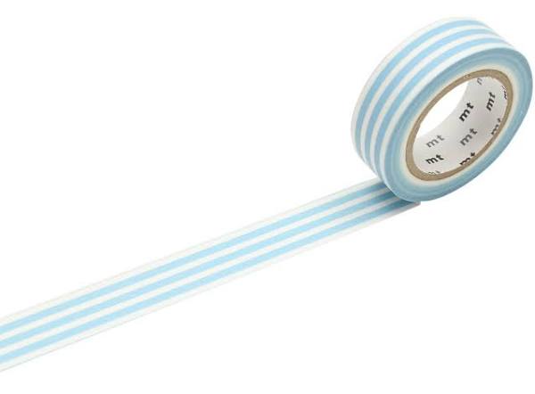 MT Washi Masking Tape 15mm x 10m Border Ice