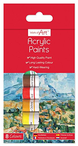 Work of Art Artists Acrylic Paint 7 tubes