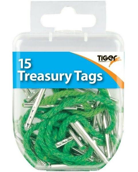 Treasury Tags (pack of 20) Green