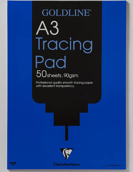 Tracing pad - A3 90gsm - 50 sheets - transparent