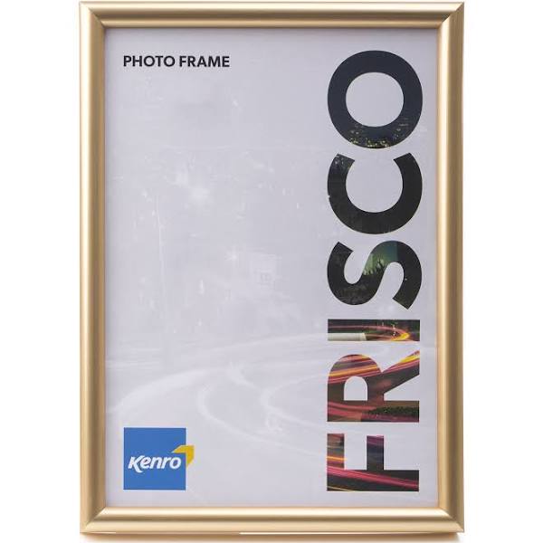 Kenro Fr1015G Frisco 6x4 Plastic Photo Frame - Gold