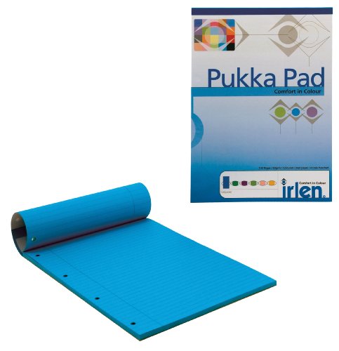 Pukka Dyslexia Pad A4 80gsm Ruled With Margin 100 Pages 50 sheets Turquoise Paper