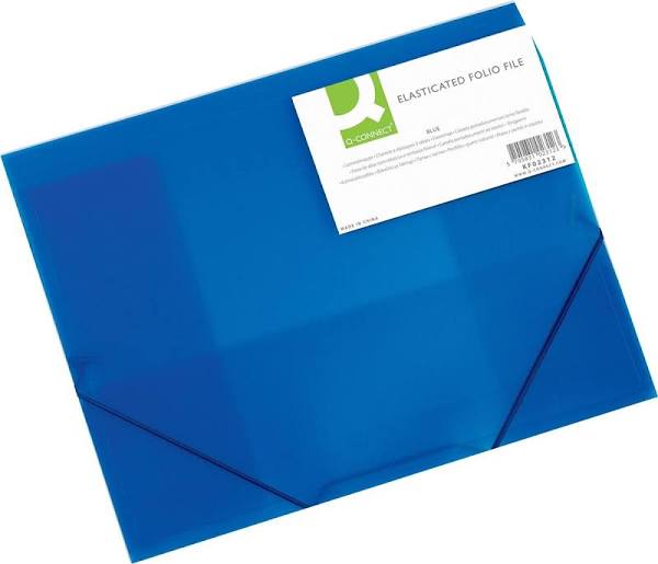 3-flap folder - A4 - blue