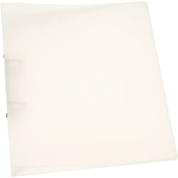 Q Connect Ring binder - A4 - for 250 sheets - clear, frosted KF02487