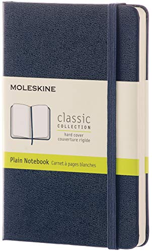Moleskine Classic Moleskine Sapphire Blue Pocket Plain Notebook Hard
