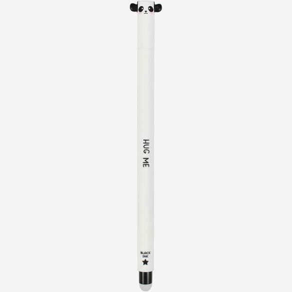 Legami Black Erasable Gel Pen - Panda
