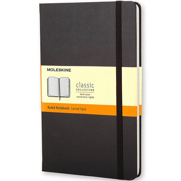 Moleskine Classic Ruled Soft Pocket Notebook Black