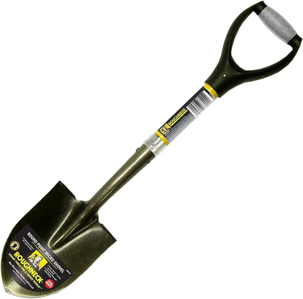 Roughneck Micro Round Shovel 27in Handle