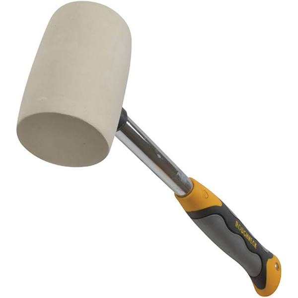 Roughneck Non Marking White Rubber Mallet 454g (16oz)