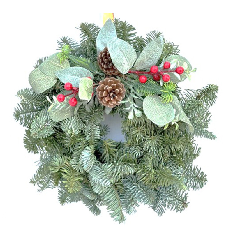 Simple Red Berry 8" Wreath