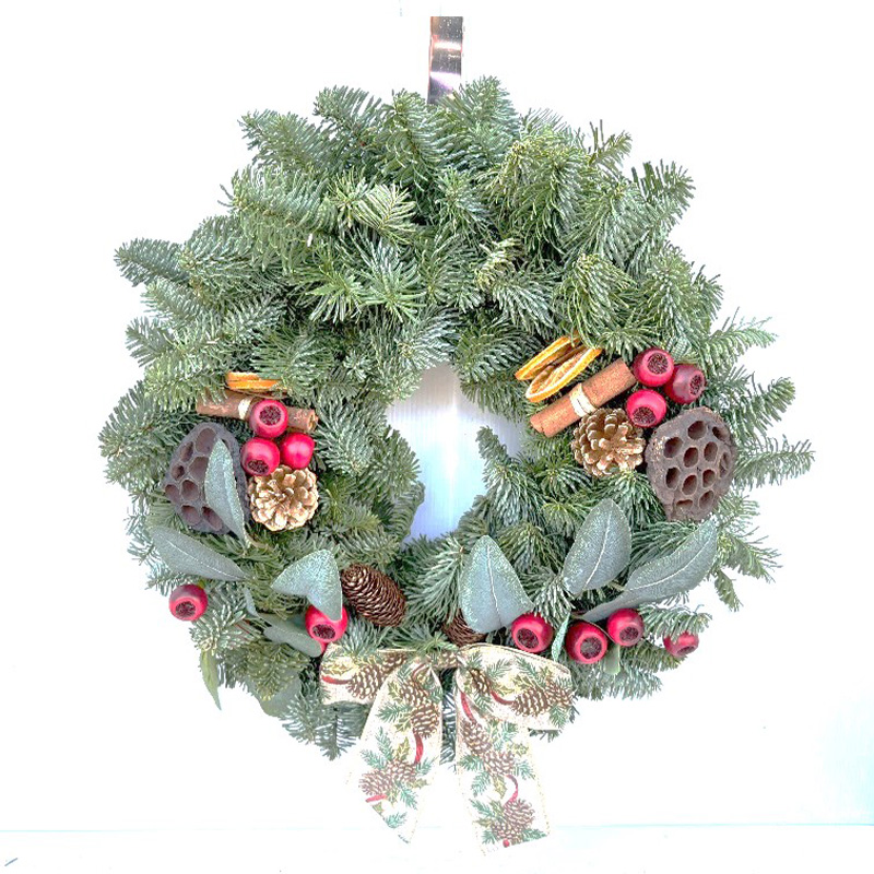 Christmas Foraging 12" Wreath