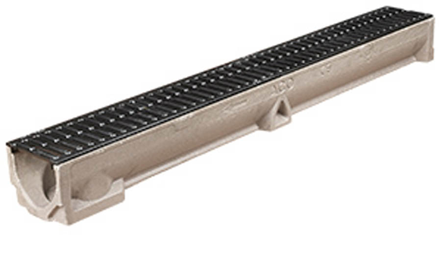ACO RainDrain Channel and B125 Grate 1m