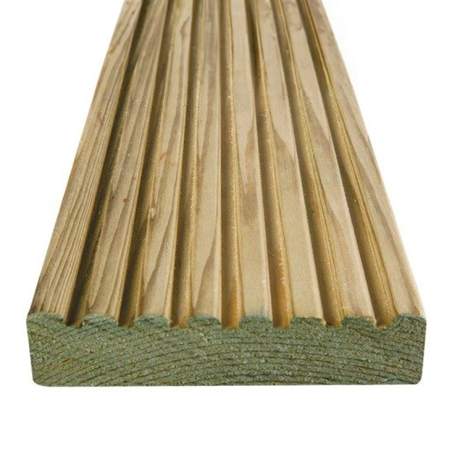 Treated Timber Deck Board 32mm x 125mm x 4.8m (Finished Size 27mm x 119mm)