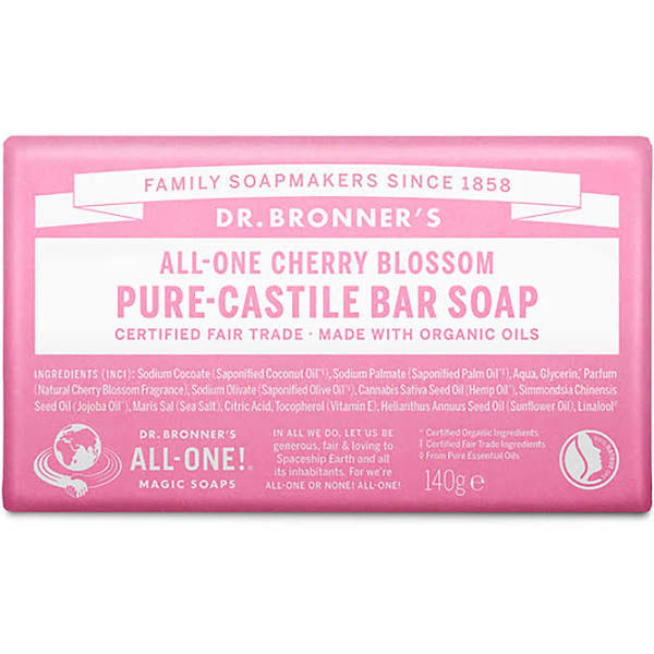 Dr. Bronner's - Bar Soap Cherry Blossom 140 G