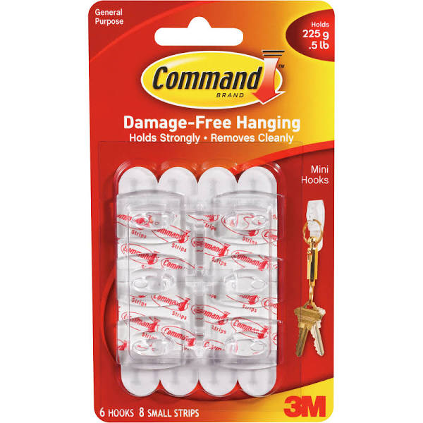Command Mini Hooks (6)