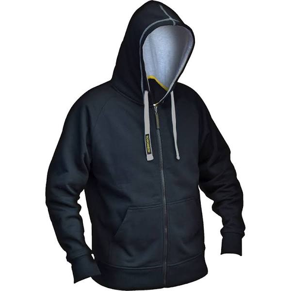 Roughneck Clothing Zip Hooded Sweatshirt Black / Grey - L