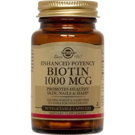 Solgar Biotin 1000 mcg - 50 Vegetable Capsules