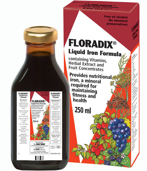 Floradix Liquid Iron Formula (250 ml)