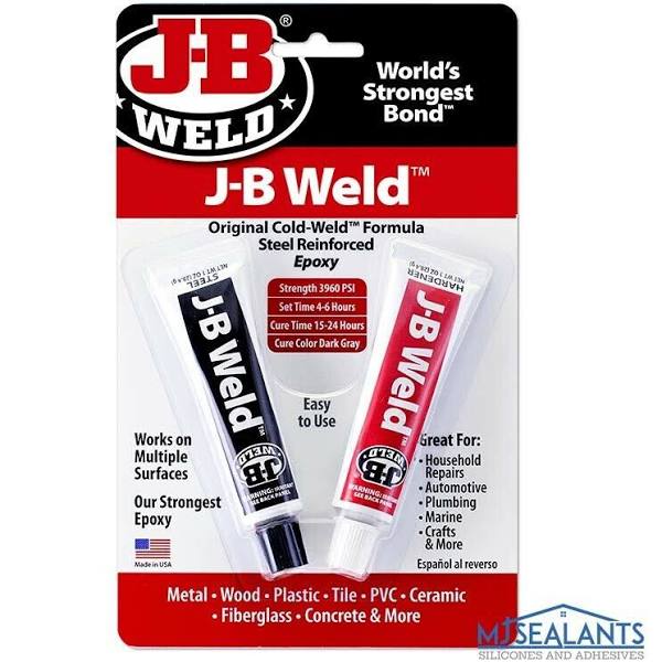 JB Weld Strongest Epoxy Liquid Adhesive Repair Fix 4-6hr Set Dark Grey Cure
