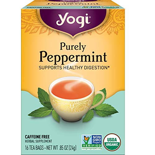 Yogi Tea - Purely Peppermint (6 Pack) - Supports Healthy Digestion - 96 Tea Bags