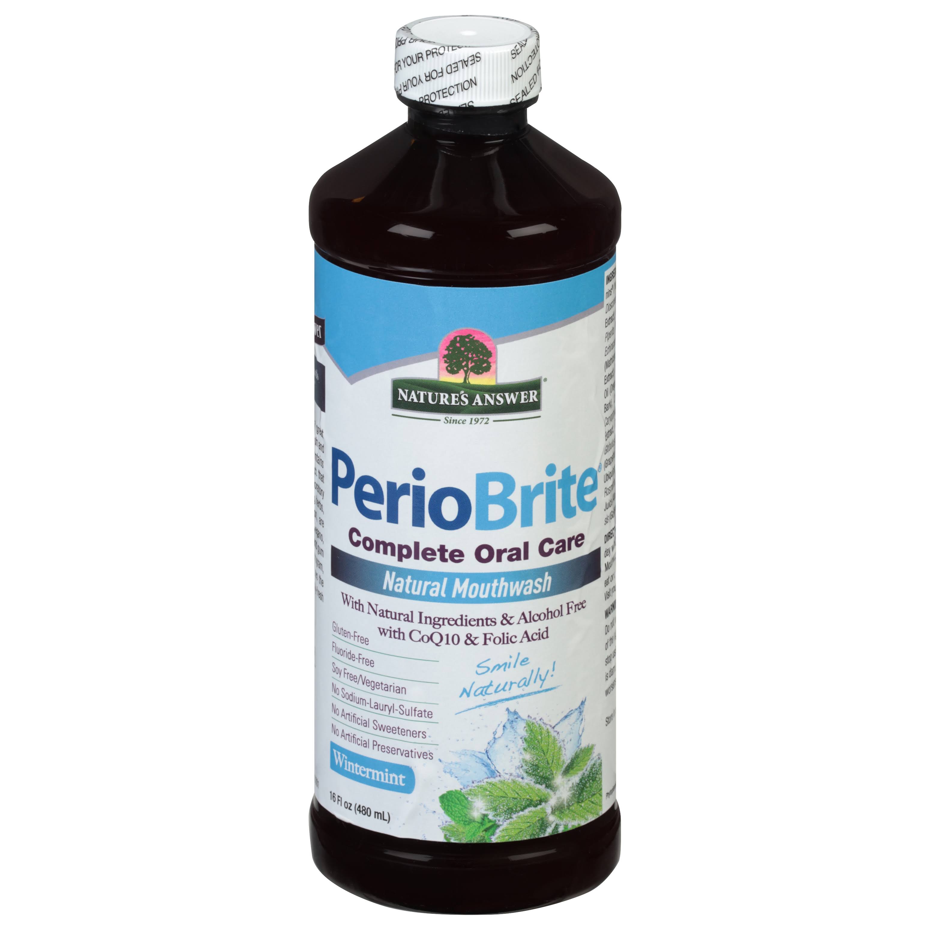 Natures Answer PerioWash, Winter Mint - 16 fl oz