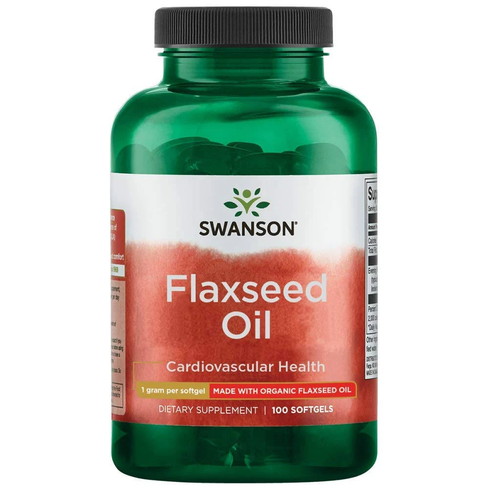 Swanson Flaxseed Oil (Omegatru) 1,000 mg 100 Sgels