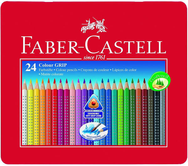 Faber-Castell Colour Grip Pencils Tin