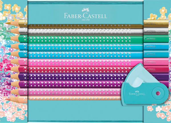 Faber-Castell Gift Set of 20 Sparkle Colour Pencils Assorted Colours - 201641