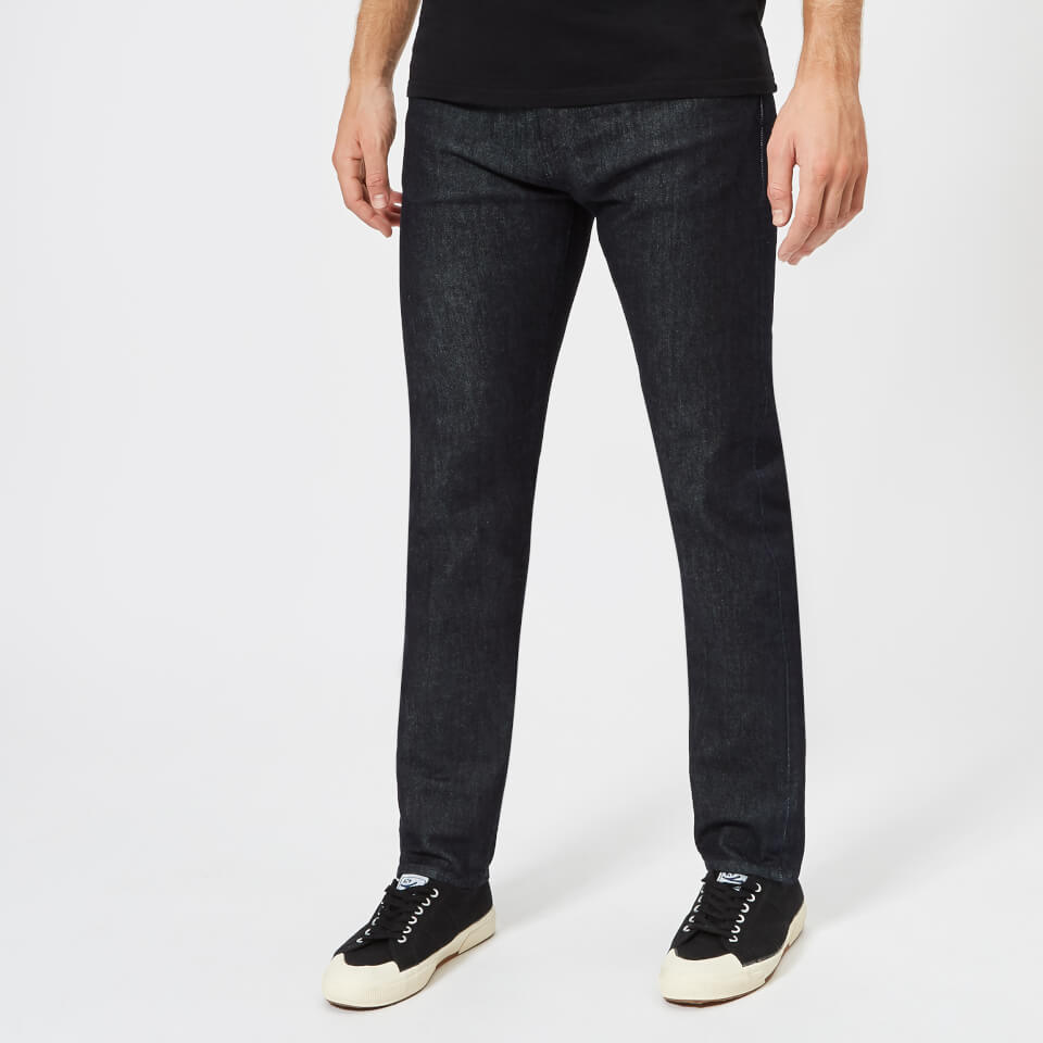 Edwin Men's ED-80 Slim Tapered Red Listed Selvage Denim Jeans - Rinsed - W30/L32