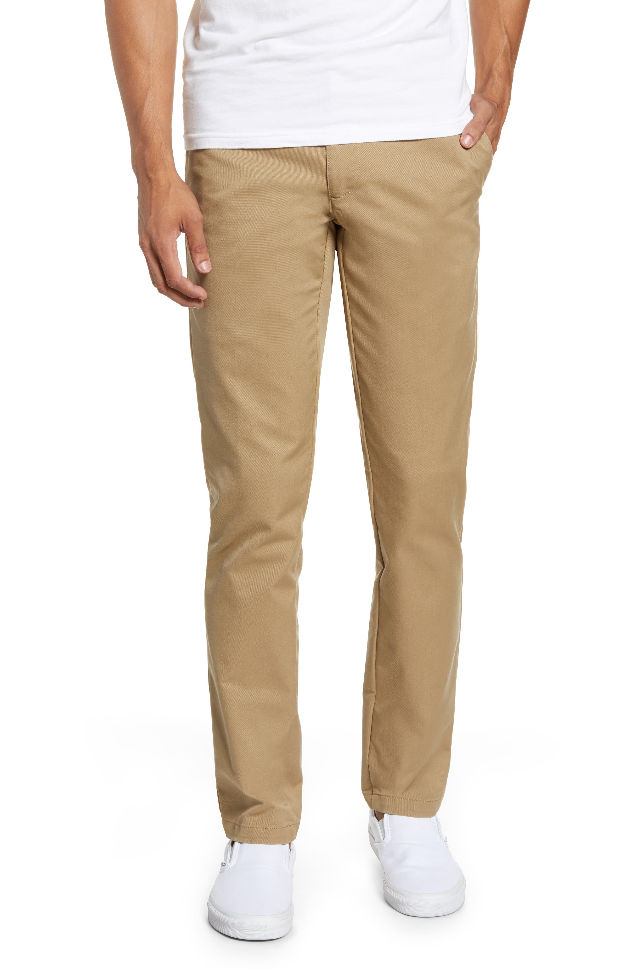 Men's Carhartt Work In Progress Sid Chino Pants, Size 32 x 32 - Brown