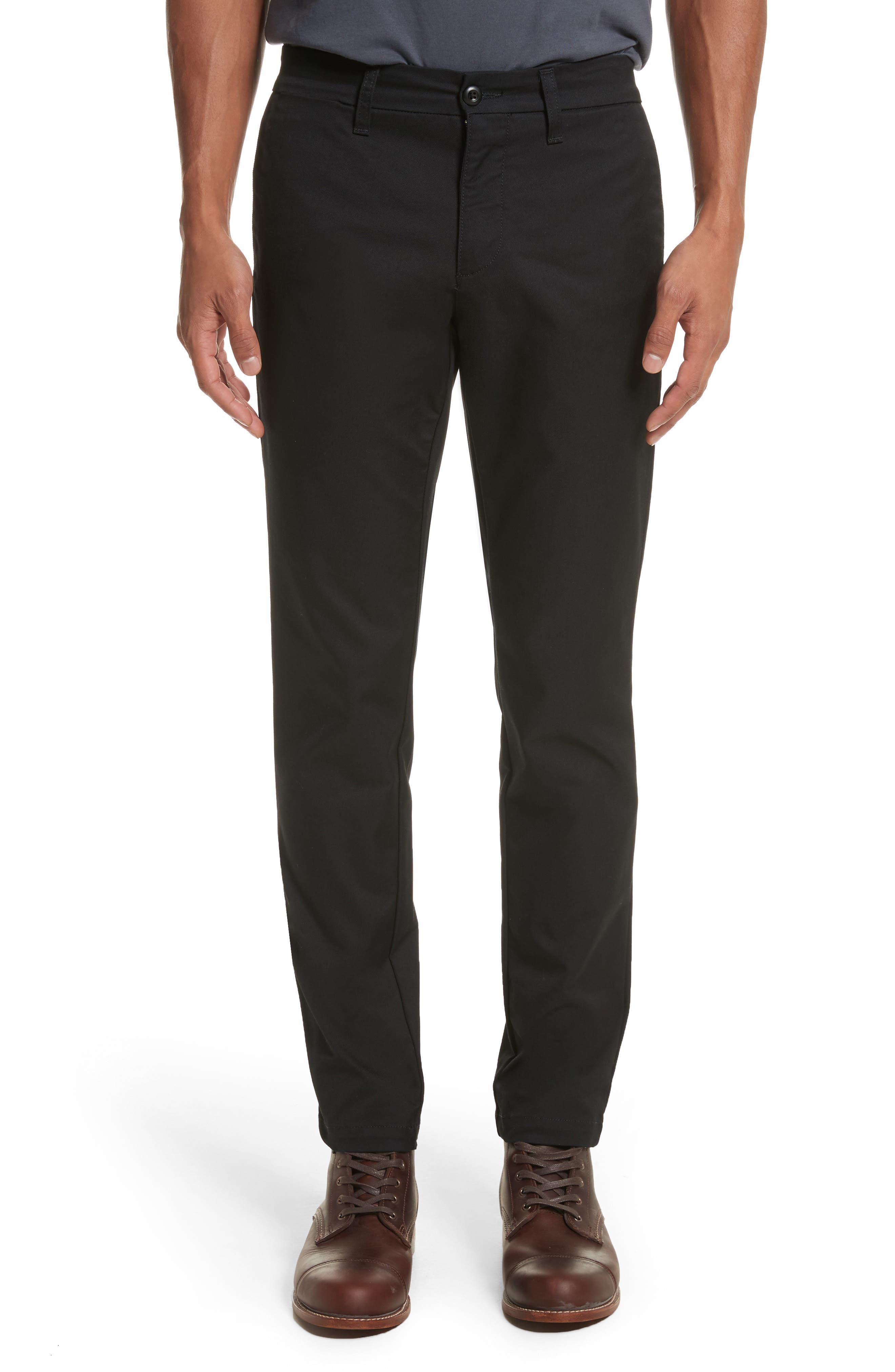 Men's Carhartt Work In Progress Sid Chino Pants, Size 32 x 32 - Black