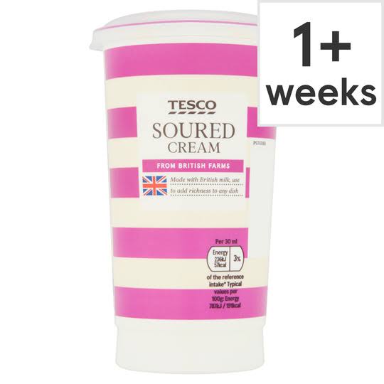 Co Op Soured Cream 300ml