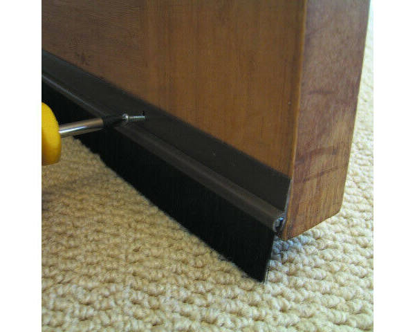 Warmseal Brown Threshold Brush Strip for Doors 914mm