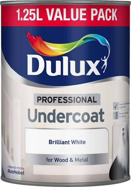 Dulux Professional Undercoat Brilliant White - 1.25 Litre