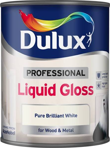 Dulux 750ml Professional Liquid Gloss, Pure Brilliant White