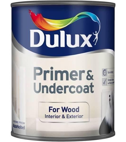Dulux Primer & Undercoat for Wood - 750ml