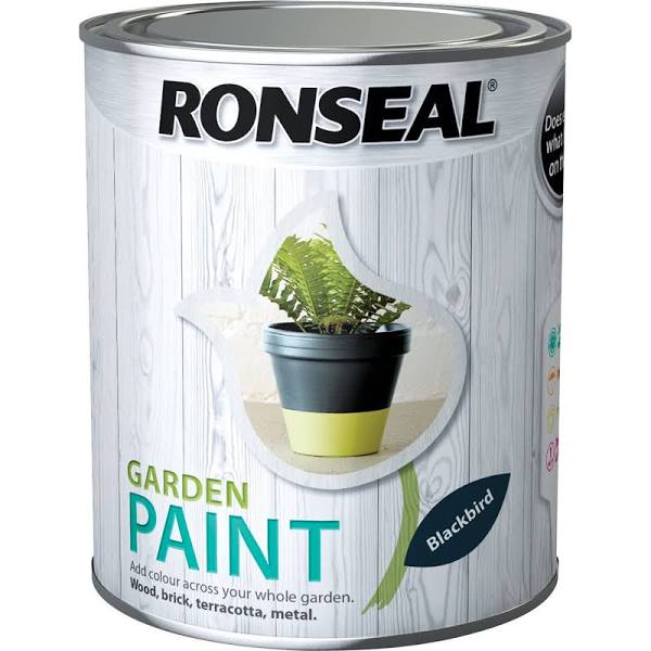 Ronseal Garden Paint 750ml - Black Bird