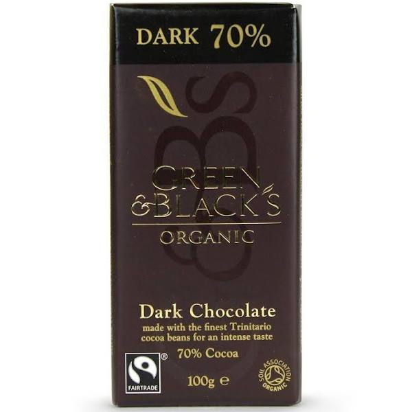 Green & Black Organic 70% Dark Chocolate 100grams